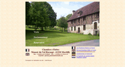 Desktop Screenshot of manoir-du-val-harangt.fr